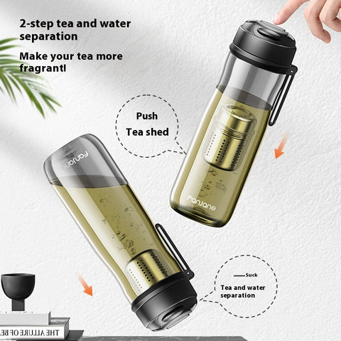 Magnetic Bubble Tea Cup Separates From Tea Water Kitchen Gadgets